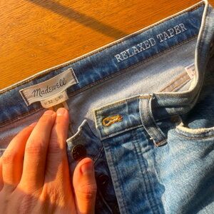 32/30 Madewell Mens Relaxed Tapered Jeans